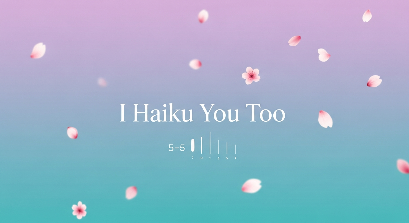 I Haiku You Too! | Daily Haiku Puzzle Game